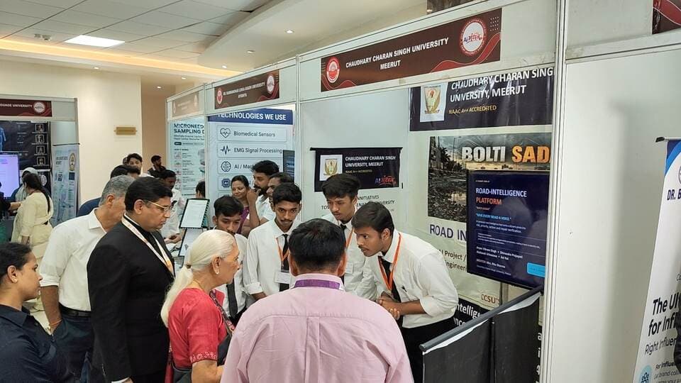 AI Manthan keynote hall, CSJM University